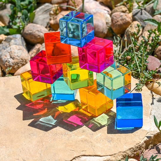 TickiT® 1" Translucent Gem Cubes Set